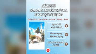 Karaman İl Müftülüğü'nden Ailelere Sabah Namazı Daveti