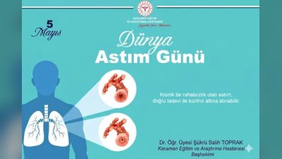 Karaman Eğitim ve Araştırma Hastanesi'nden Astım Uyarısı: Yaşam Kalitesini Kısıtlamayan Bir Hastalık
