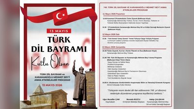 Ermenek Kaymakamlığı'ndan 749. Türk Dil Bayramı Etkinliği Daveti