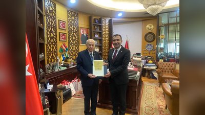 Karaman Belediye Başkanı Kalaycı'dan MHP Genel Başkanı Bahçeli'ye Ziyaret