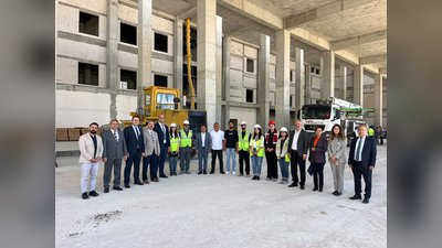 Karaman Hastanesi Ek Hizmet Binası İnşaatında %70'e Ulaşıldı