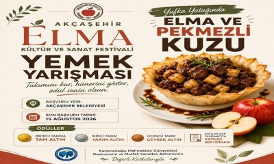 Akçaşehir’de Elma ve Pekmezli Kuzu Yarışacak