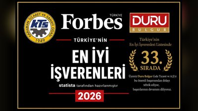 Karaman TSO: Duru Bulgur, Türkiye'nin En İyi İşverenleri Listesi'nde 33. Sırada