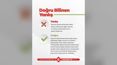 GİB'den Geçmiş Dönem Kazançları İçin Önemli Duyuru
