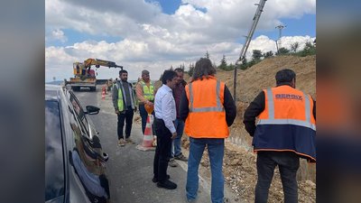 Karaman-Mersin Yolu Heyelan Çalışmaları 1.5 Ayda Tamamlanacak
