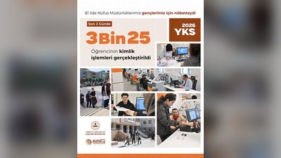 Bakan Çiftçi: YKS İçin Hafta Sonu 3 Binden Fazla Kimlik Kartı Başvurusu Alındı