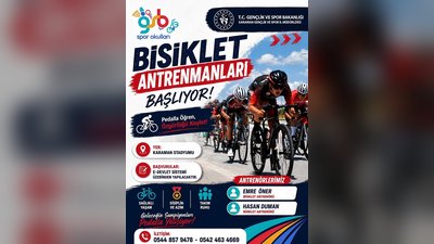 Karaman Bisiklet Takımı'ndan Ücretsiz Yaz Antrenmanları Duyurusu