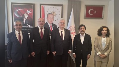Milletvekili Sağlam'dan Sağlık Bakan Yardımcısı Erkoç'a Karaman Ziyareti