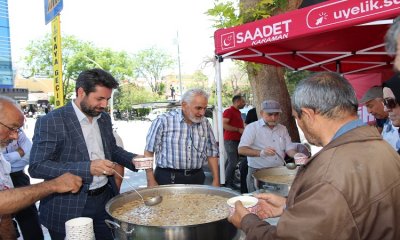Saadet Partisi Karaman'da Aşure İkramıyla Dayanışma Mesajı Verdi