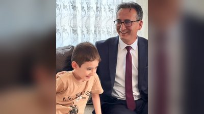 Karaman MEB'den Evde Eğitim Öğrencisine Anlamlı Ziyaret