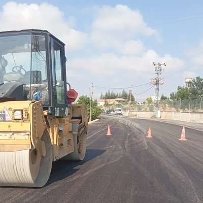 Karaman Belediyesi Kapalı Cezaevi Yolu'nda Asfalt Çalışmalarına Devam Ediyor