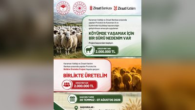 Karaman'da Küçükbaş Hayvancılığı Geliştirmek İçin İki Banka ile Protokol İmzalandı