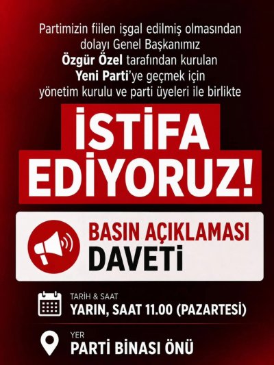 Ahmet Recai Evcen ve Ekibi Karaman'da Toplu İstifa Kararı Aldı