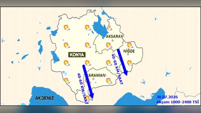 MGM Karaman'dan Güncel Hava Durumu ve 5 Günlük Tahminler