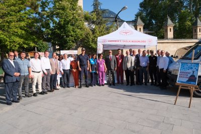 Karaman Valisi Çiçek'ten Mobil Sigara Bırakma Polikliniği'ne Ziyaret